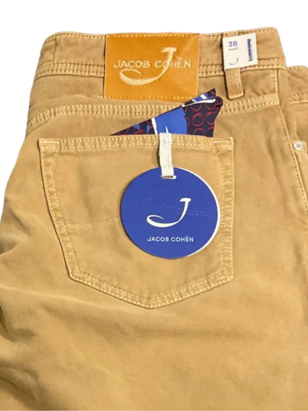 Jacob Cohën pony-hair patch jeans Bruin