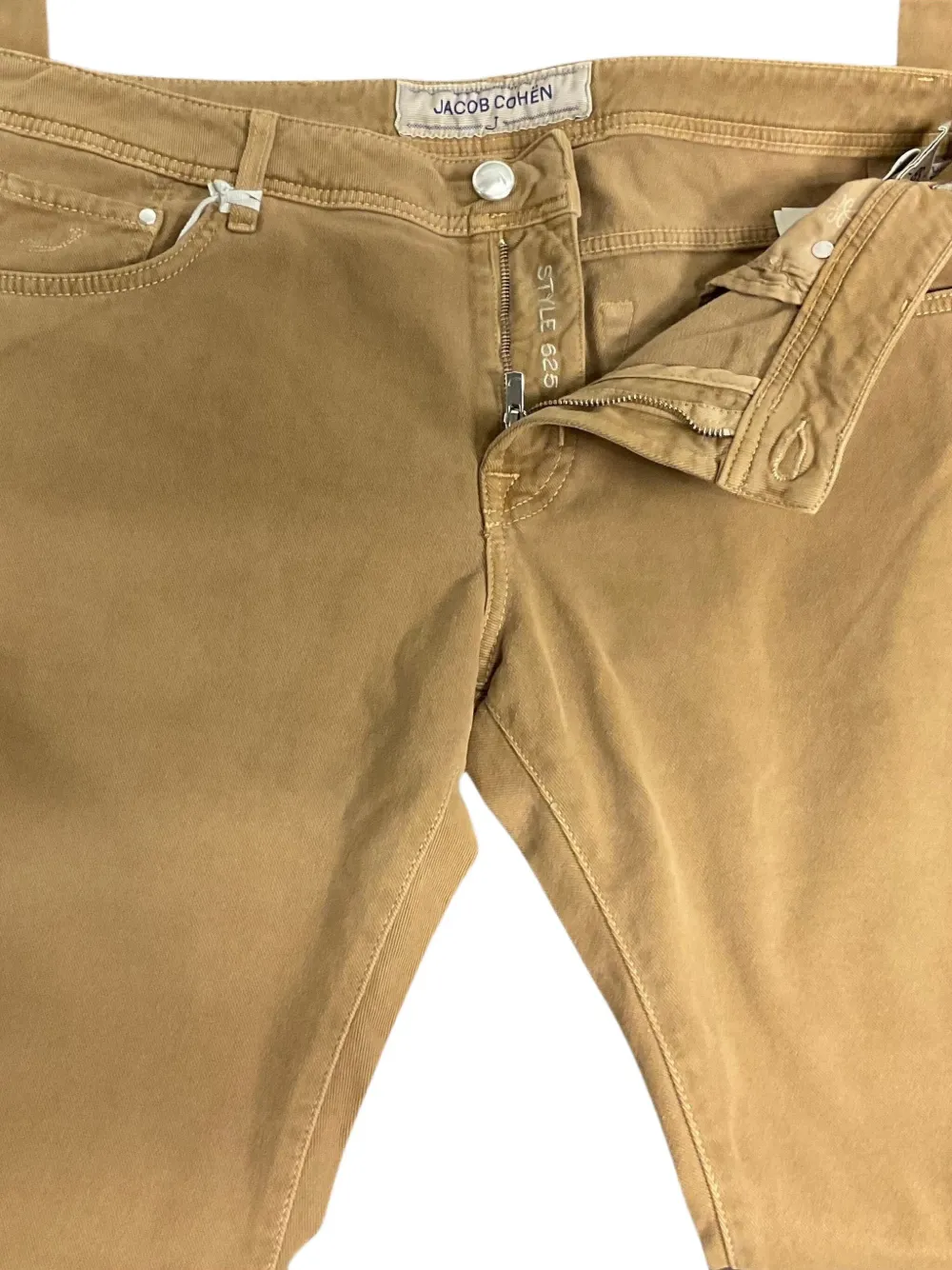 Jacob Cohën pony-hair patch jeans Bruin