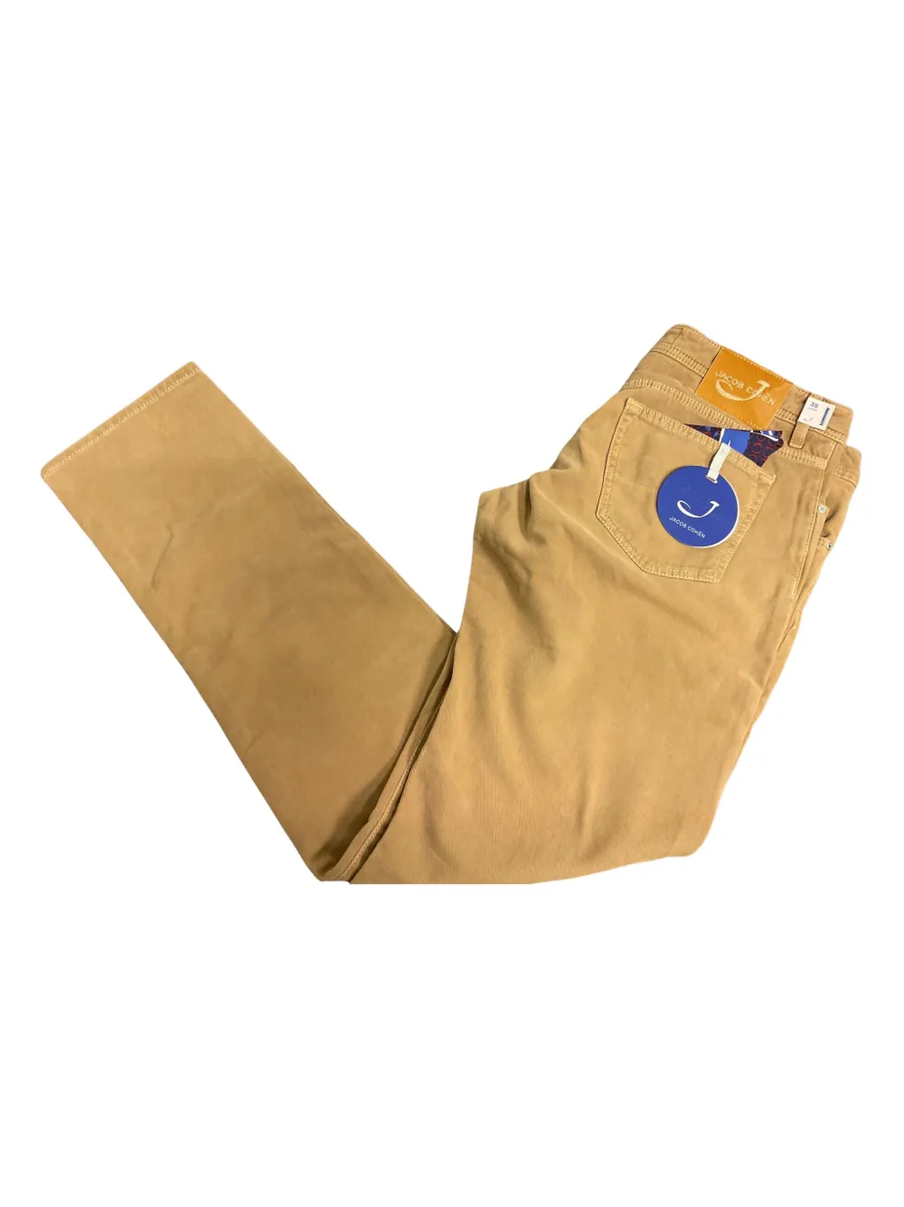 Jacob Cohën pony-hair patch jeans - ブラウン Jacob Cohën pony-hair patch jeans - ブラウン