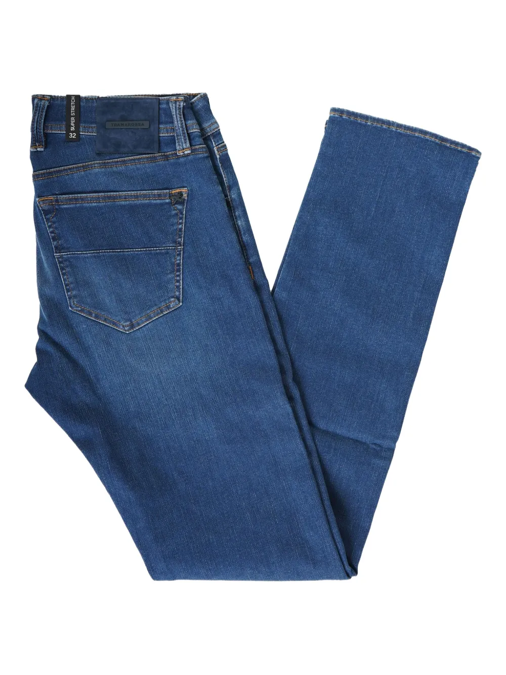 Sartoria Tramarossa Jeans met logopatch Blauw