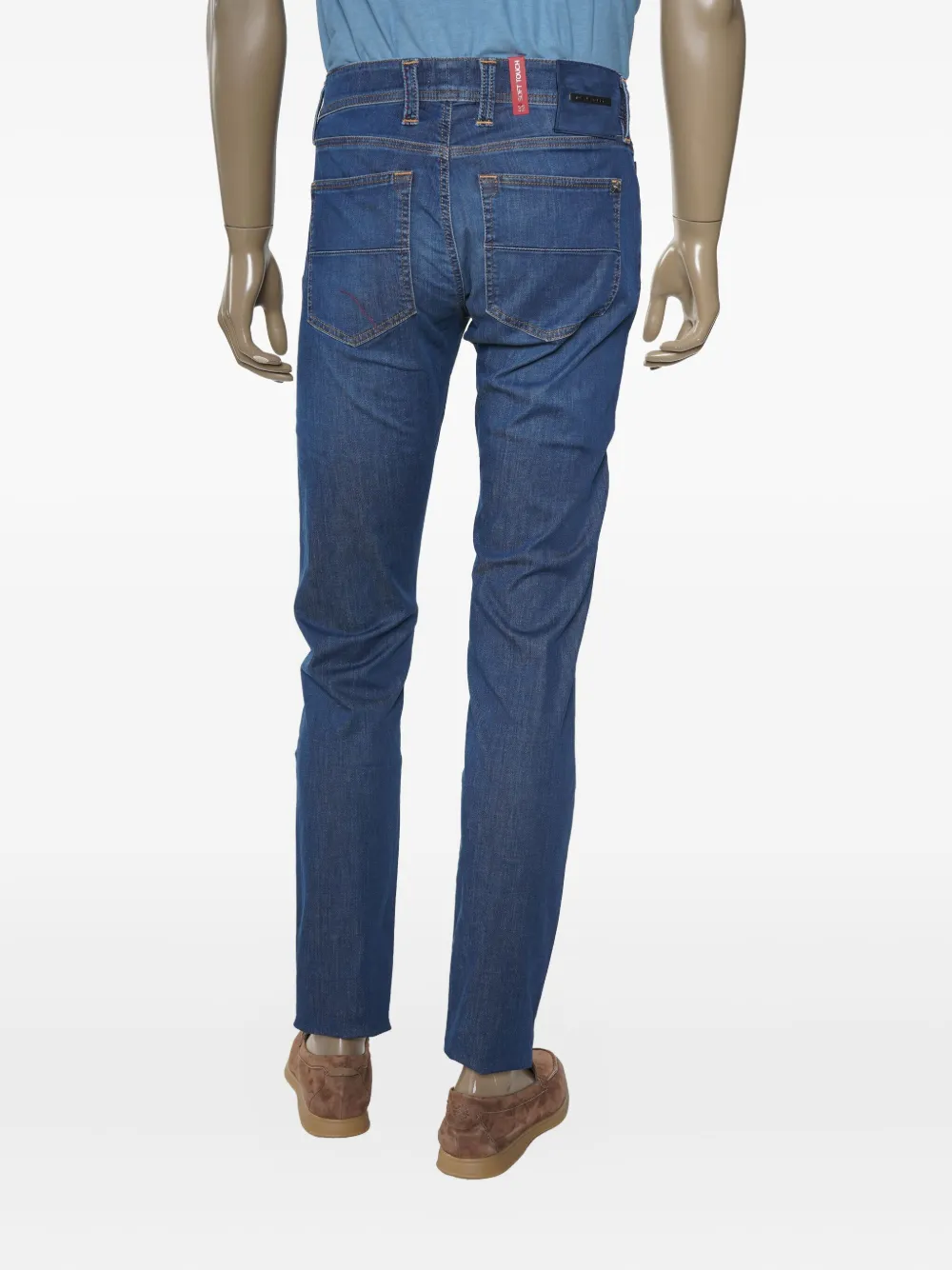 Sartoria Tramarossa Jeans met logopatch Blauw