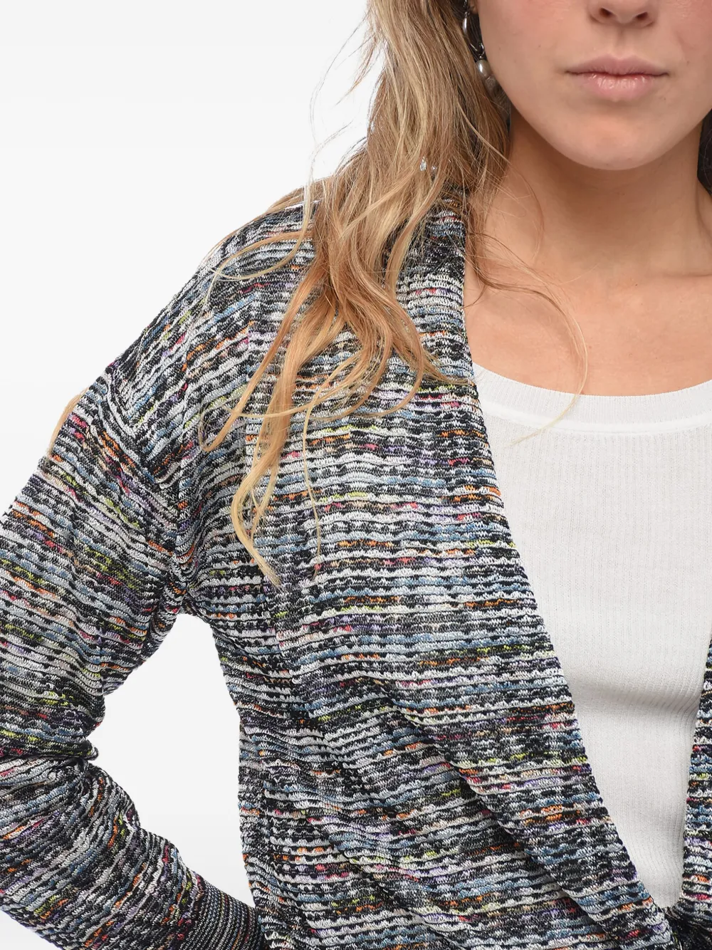 Missoni Wollen vest met V-hals Zwart