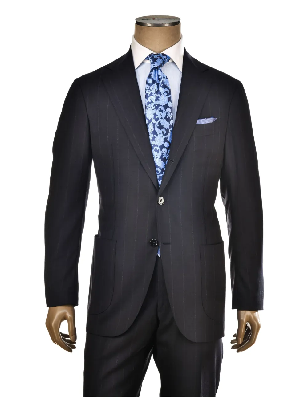 SARTORIO NAPOLI Completo due pezzi a righe - Blu