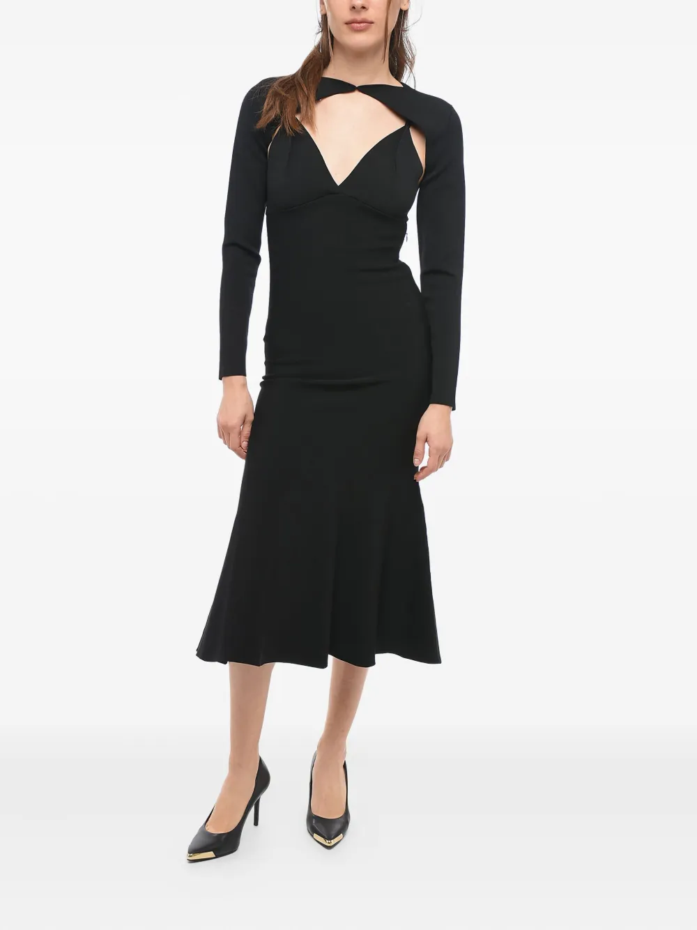 Roland Mouret detachable-sleeves midi dress | Evening Dresses | Image 2