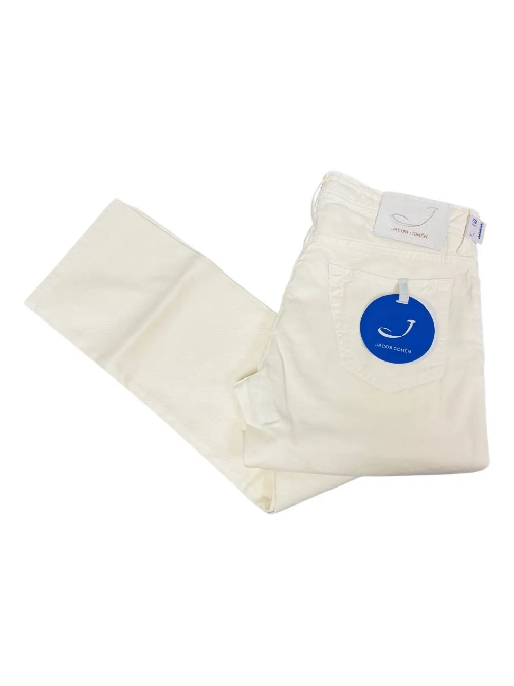 Jacob Cohën logo-patch straight-leg jeans - ニュートラル Jacob Cohën logo-patch straight-leg jeans - ニュートラル
