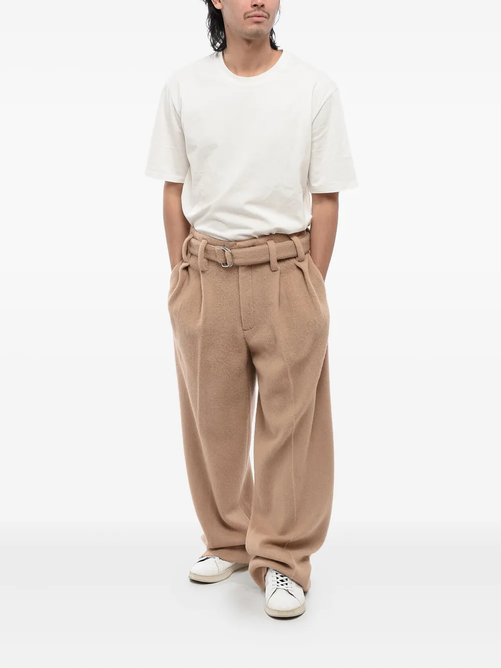 Jil Sander ベルテッド パンツ | ワイドパンツ | Image 2