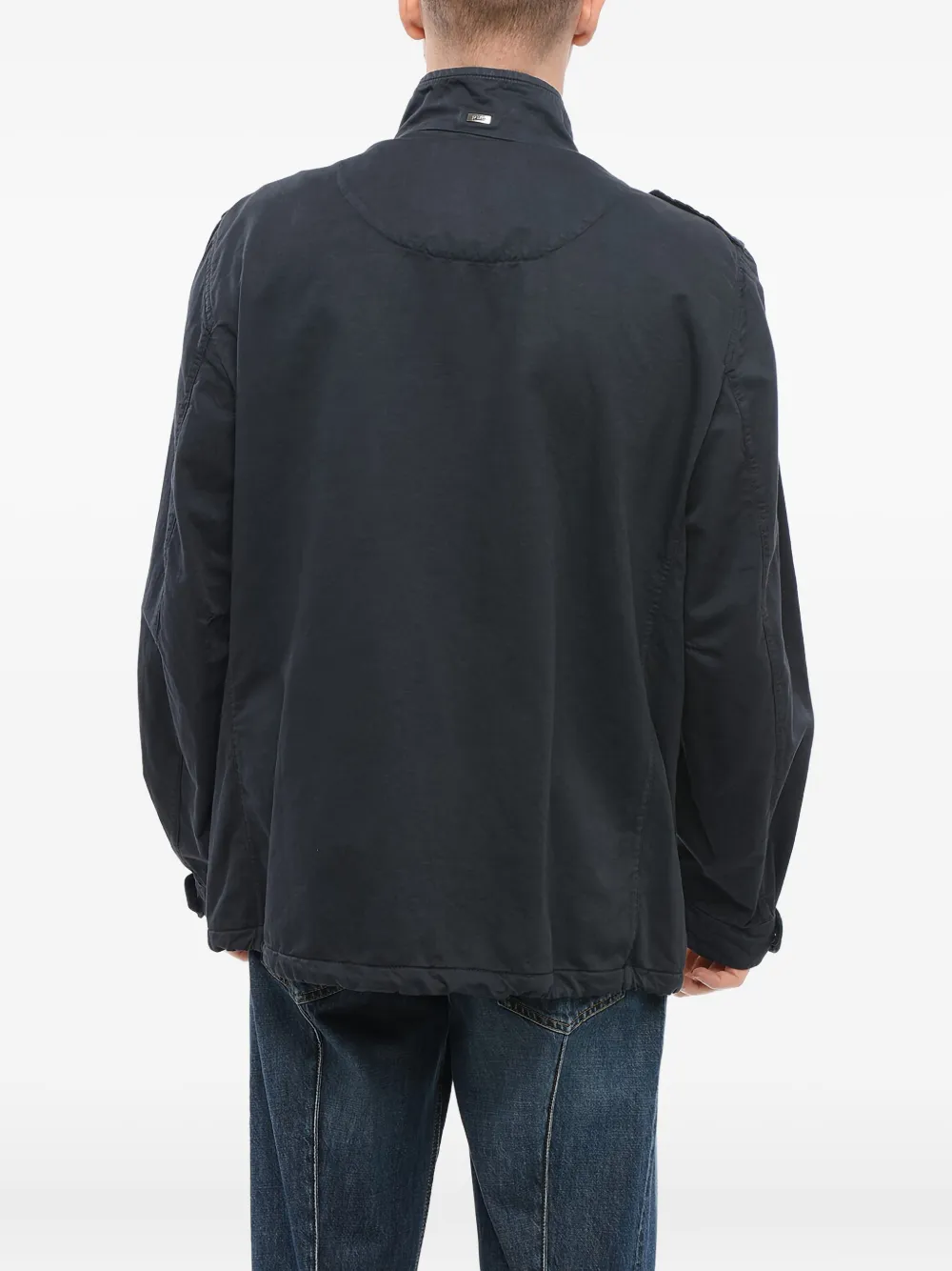Herno Jack met meerdere zakken en rits Blauw