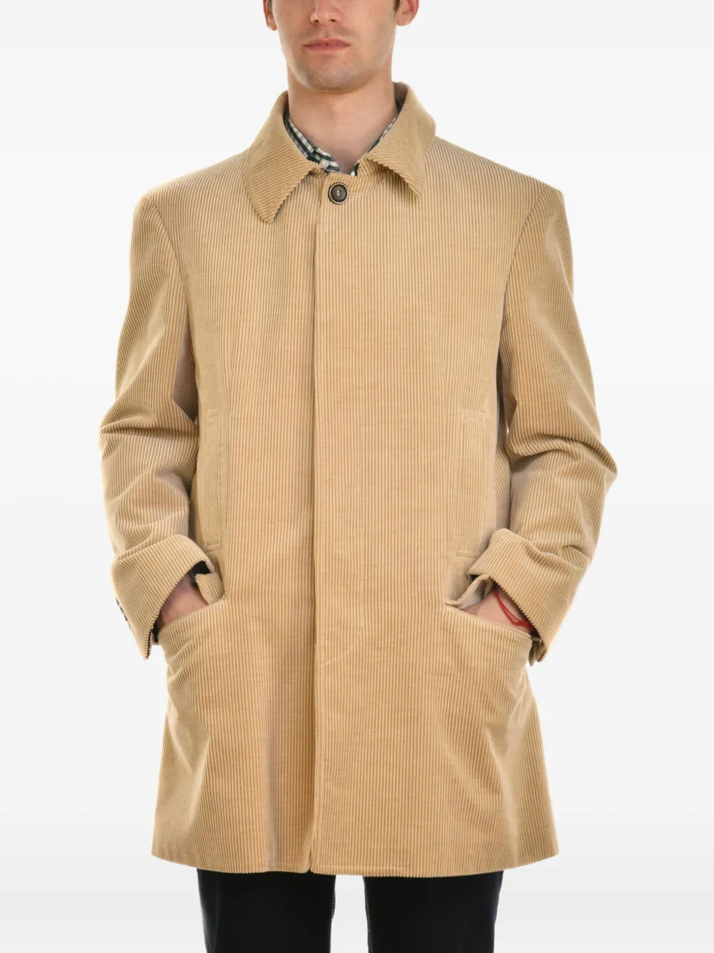Brunello Cucinelli corduroy cotton coat - ニュートラル Brunello Cucinelli corduroy cotton coat - ニュートラル