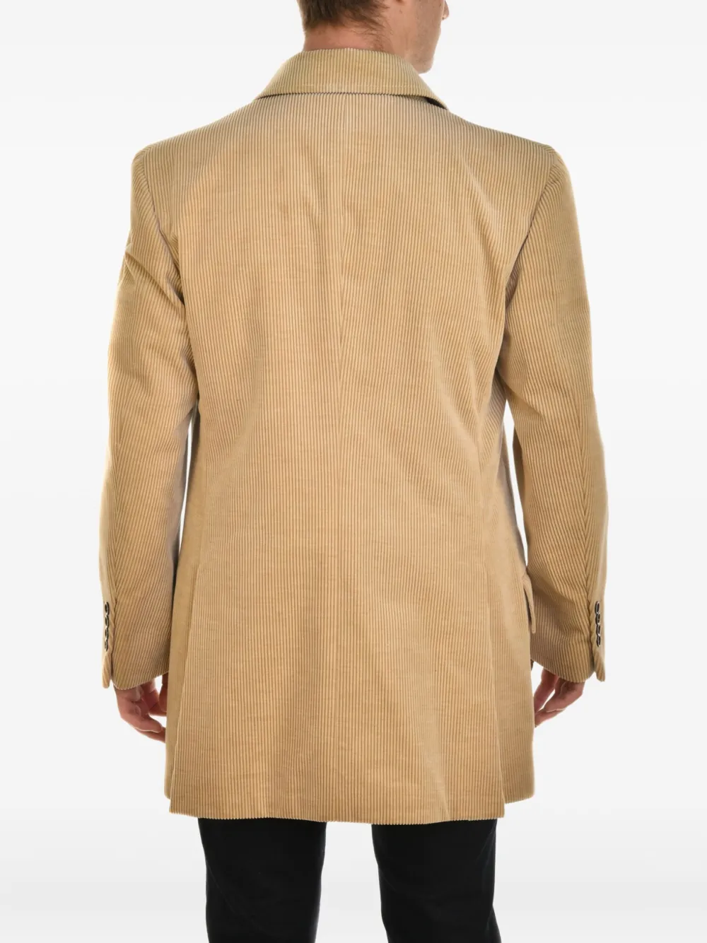 Brunello Cucinelli Ribfluwelen katoenen jas Beige