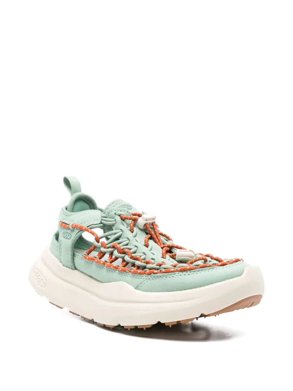 KEEN FOOTWEAR Uneek woven-detail sneakers - Groen