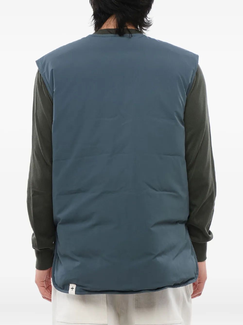 Jil Sander Quilted zip-front Vest | Blue | FARFETCH GE
