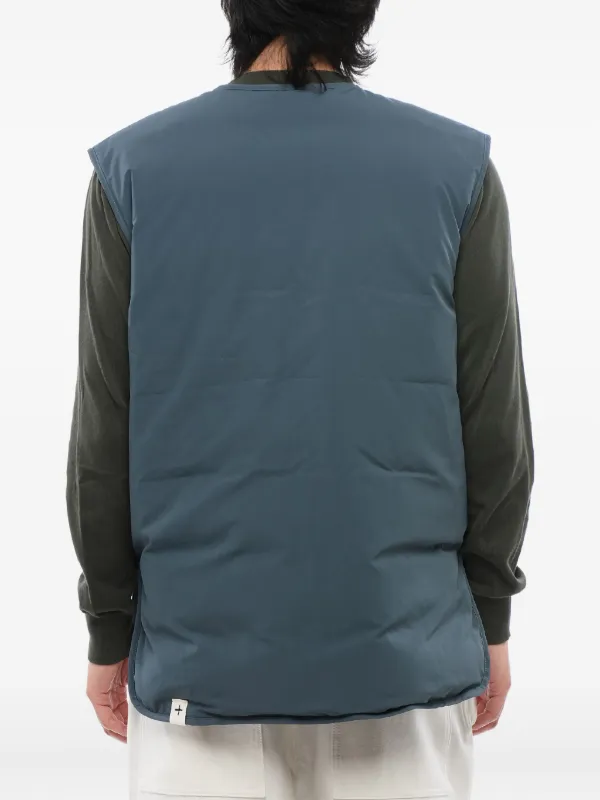Jil Sander Quilted zip-front Vest | Blue | FARFETCH GE