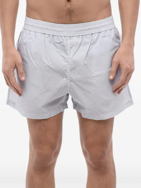 Off-White logo-print elastic-waist swimshorts