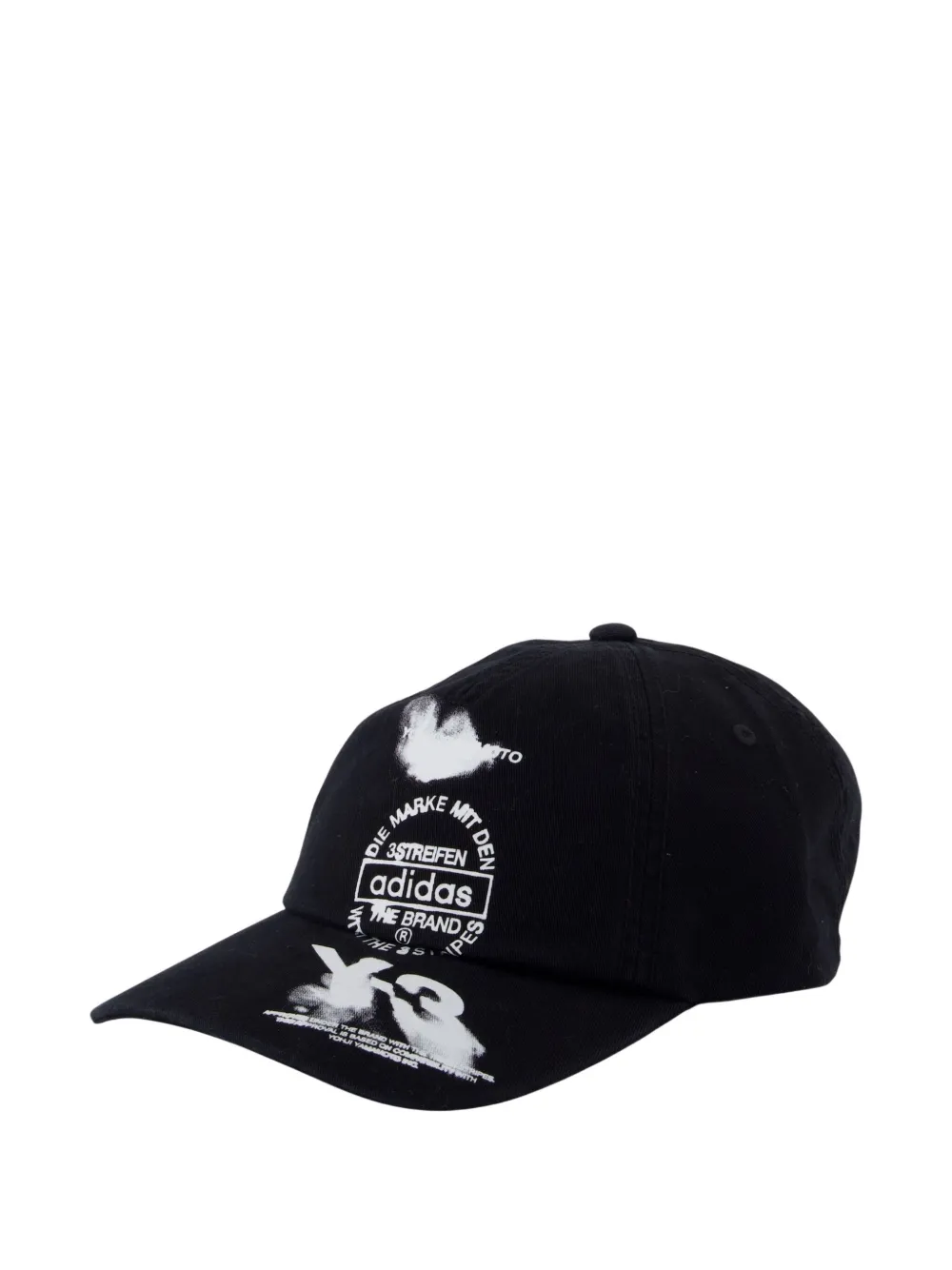 Y-3 graphic-print baseball cap - ブラック Y-3 graphic-print baseball cap - ブラック