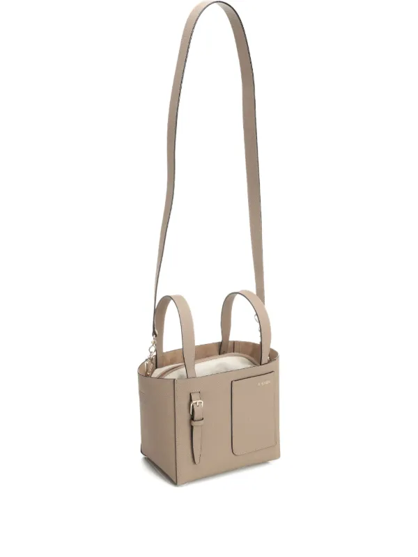 Valextra Mini Leather Bucket Bag Neutrals FARFETCH PH