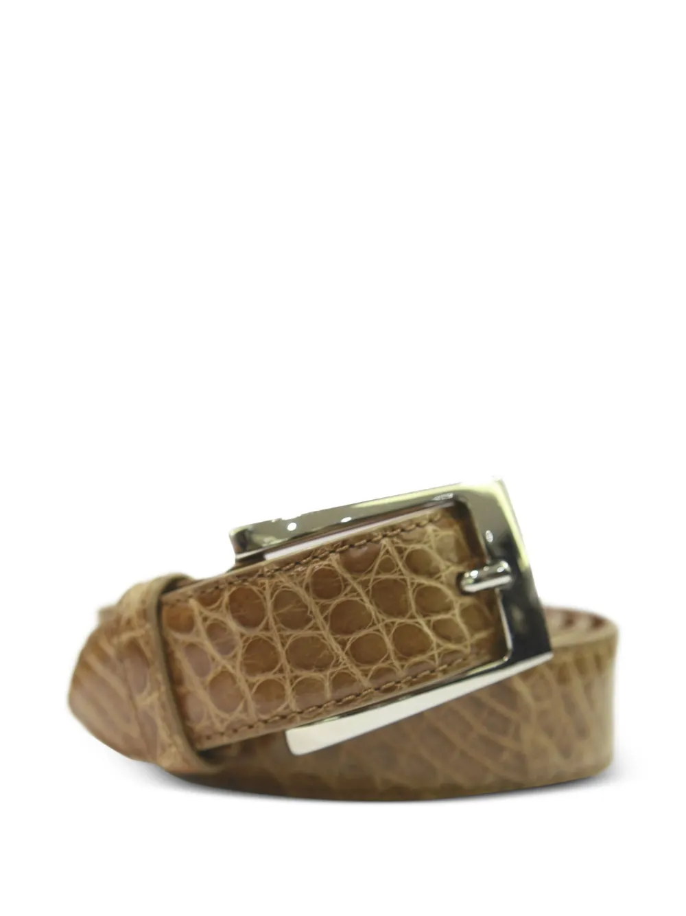 Tardini alligator skin belt | Brown | Image 1