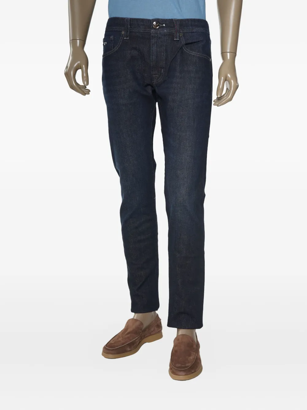 Sartoria Tramarossa Jeans met vijf zakken Blauw
