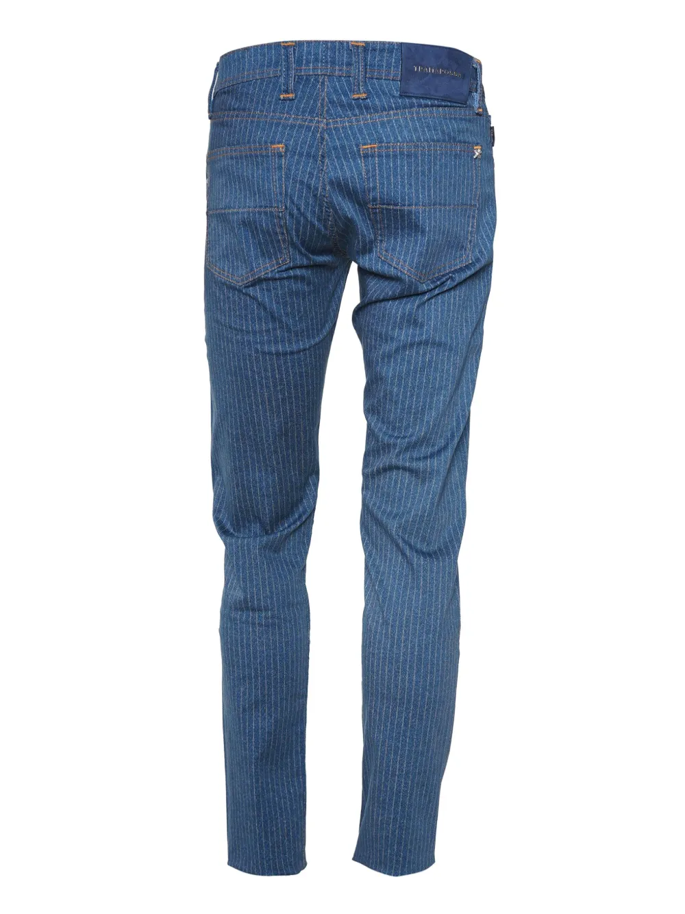 Sartoria Tramarossa Broek met krijtstreep Blauw