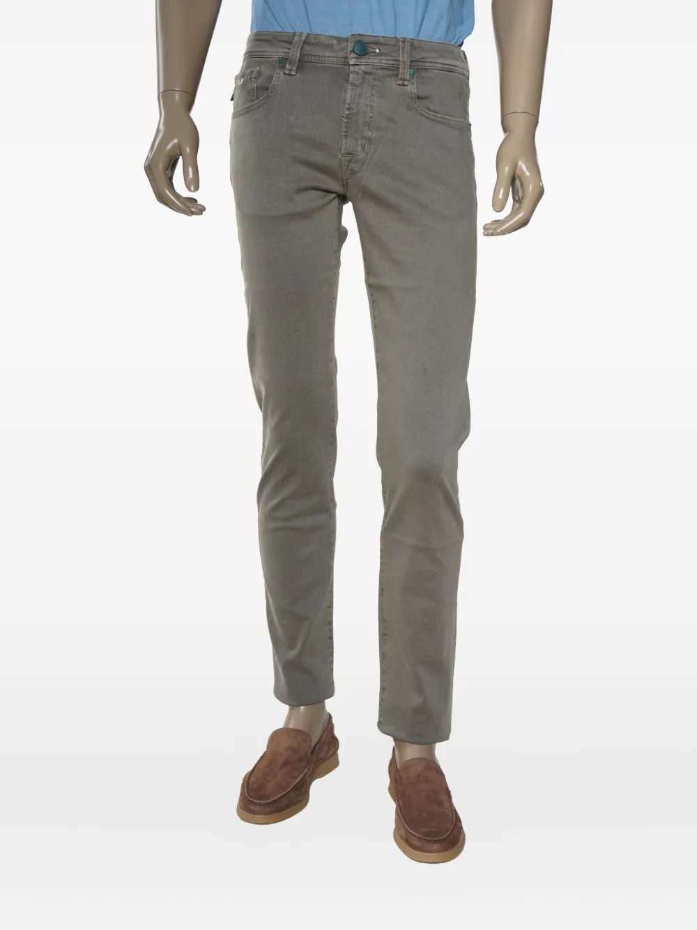 Sartoria Tramarossa Michelangelo katoenen broek Blauw