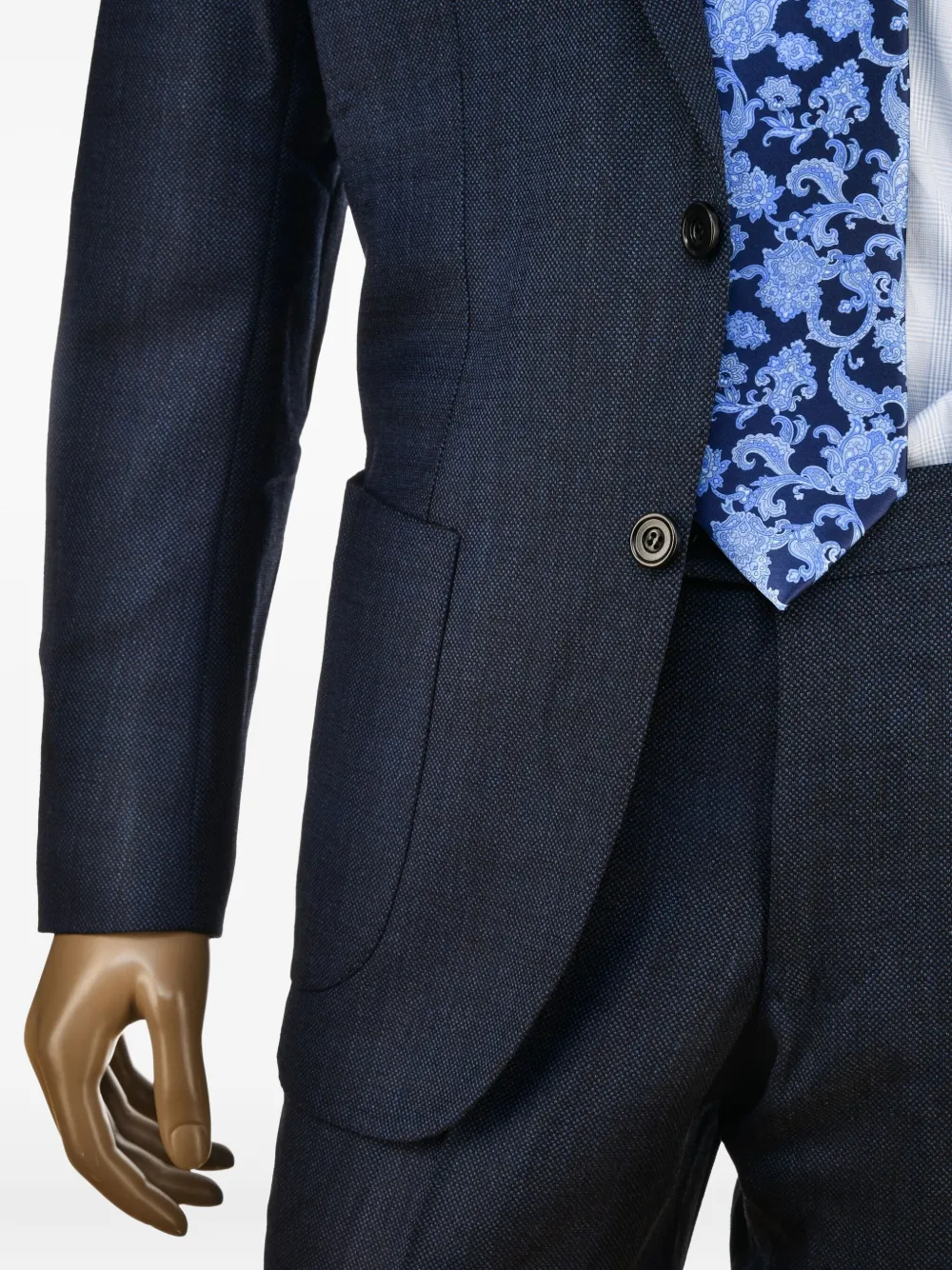 SARTORIO NAPOLI single-breasted suit Blauw