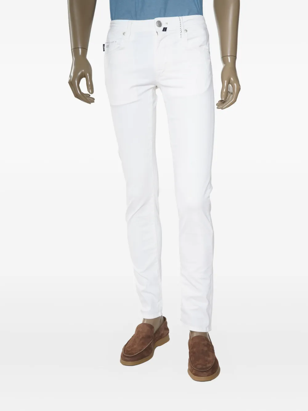 Sartoria Tramarossa Michelangelo katoenen broek Beige