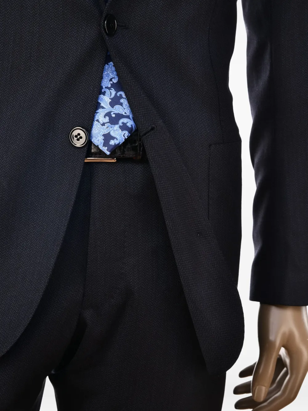 SARTORIO NAPOLI wool suit Blauw