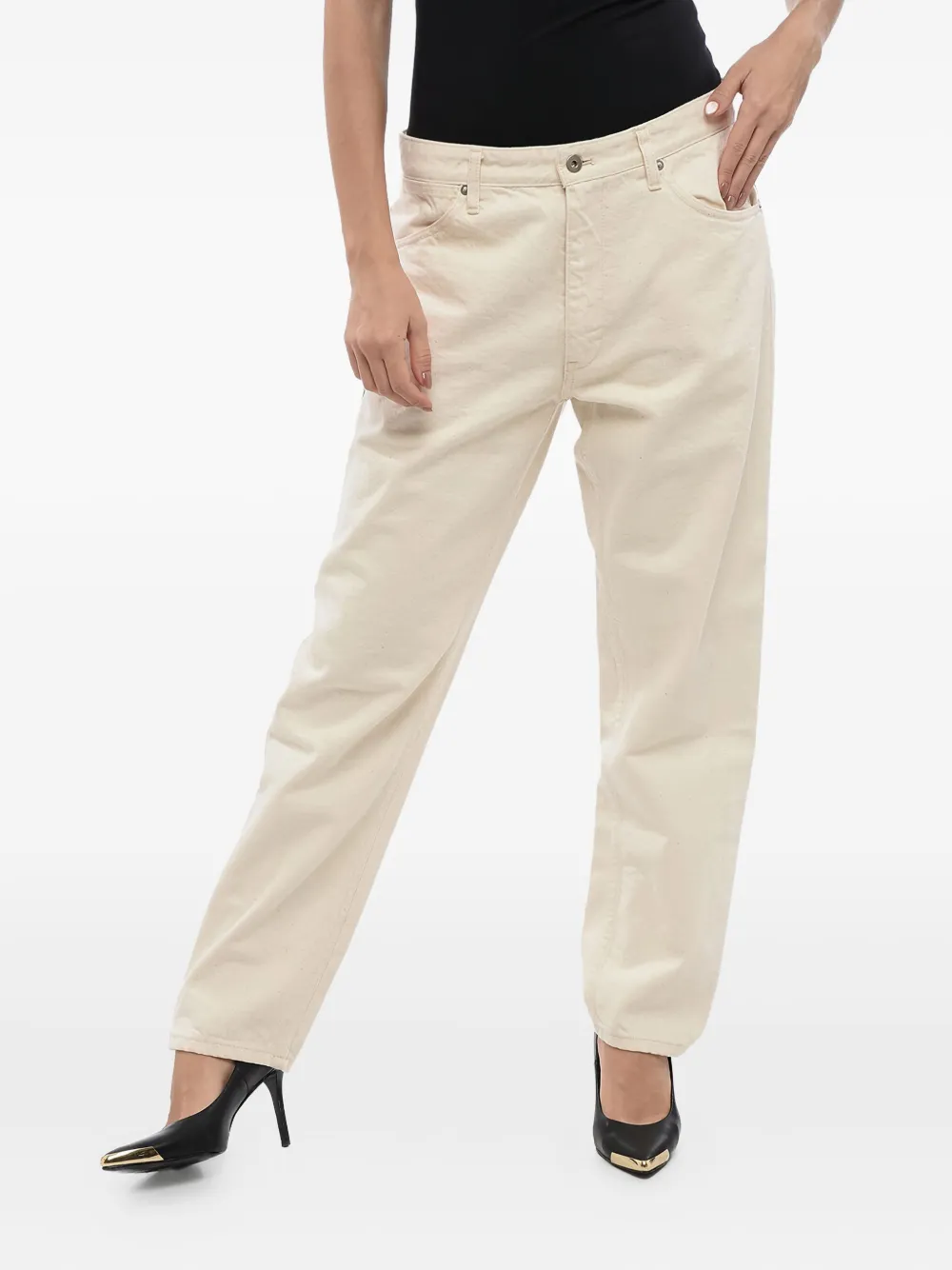 Jil Sander five-pocket cotton trousers - Neutrals