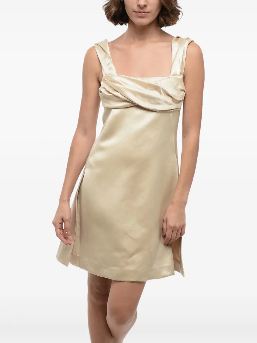 Jil Sander Abito corto con spacco laterale - Toni neutri