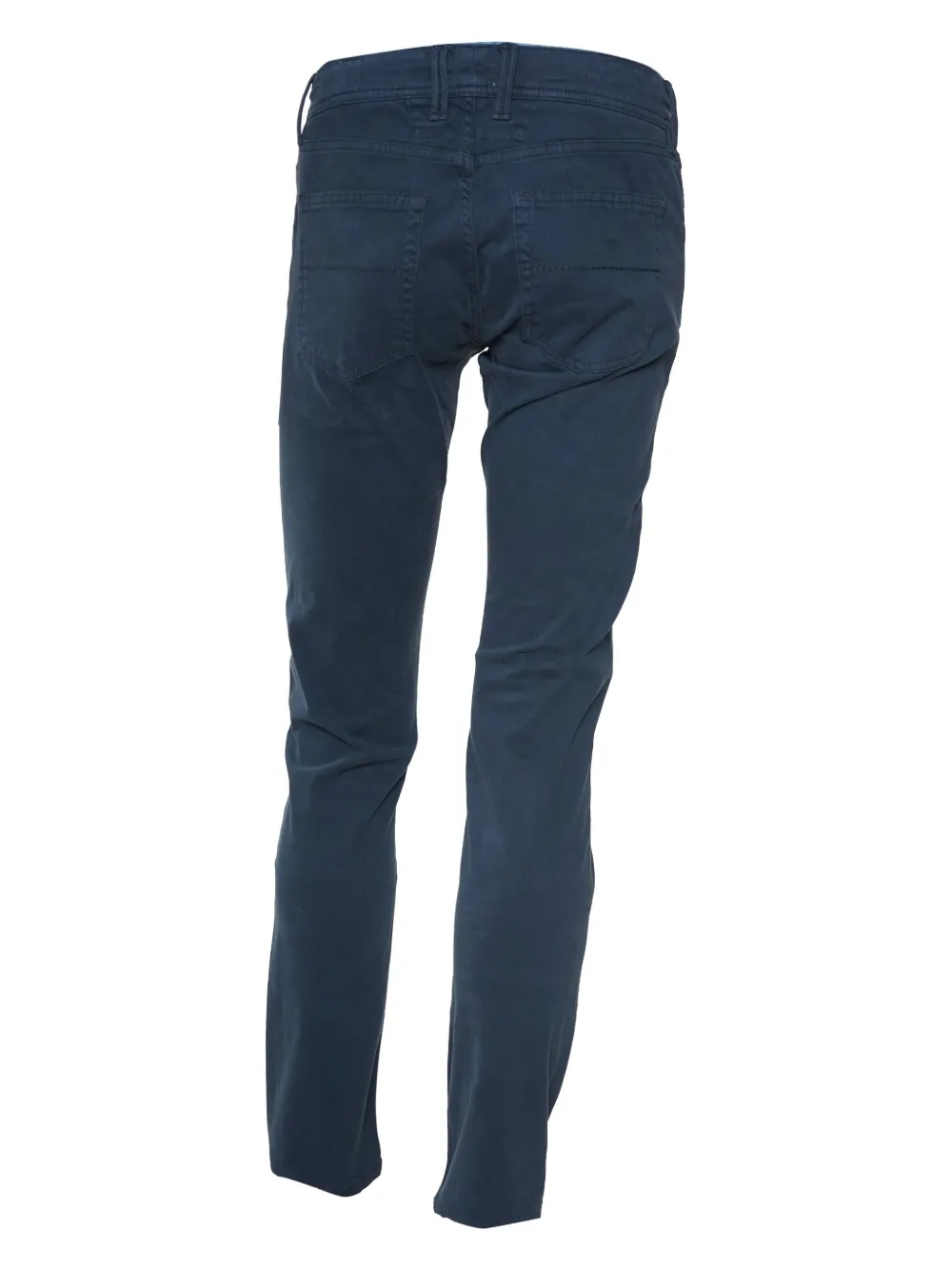 Sartoria Tramarossa Broek met geborduurd logo - Blauw