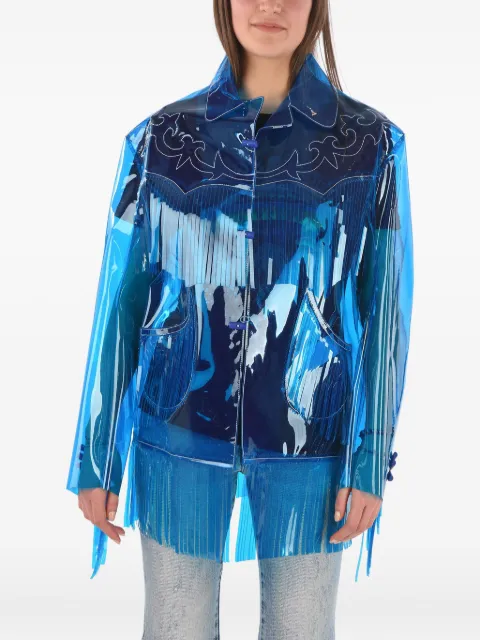 Maison Margiela chamarra estilo western con flecos