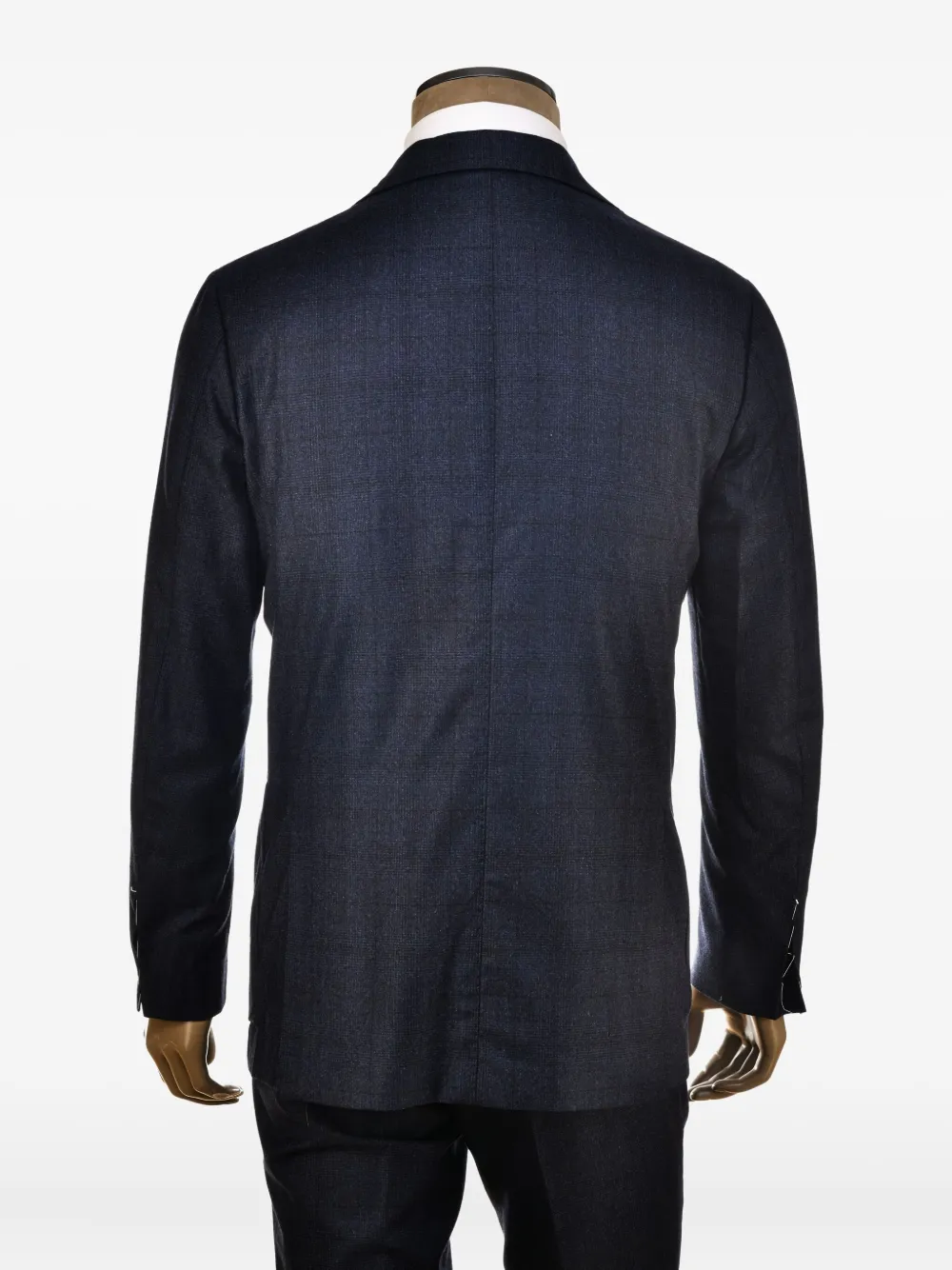 SARTORIO NAPOLI Prince of Wales-check suit Blauw