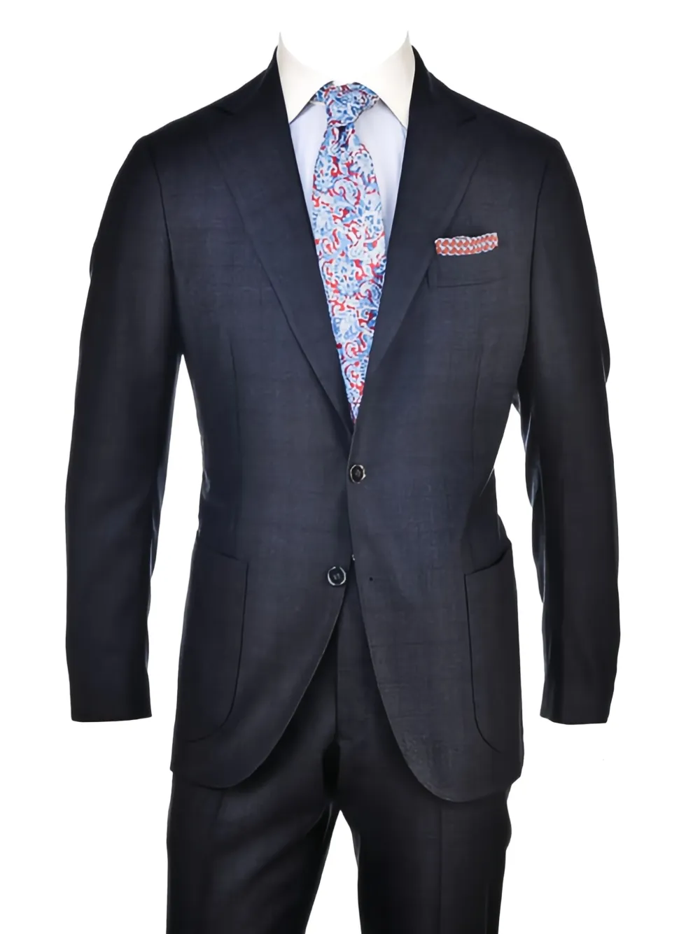SARTORIO NAPOLI Prince of Wales-check suit - Blu
