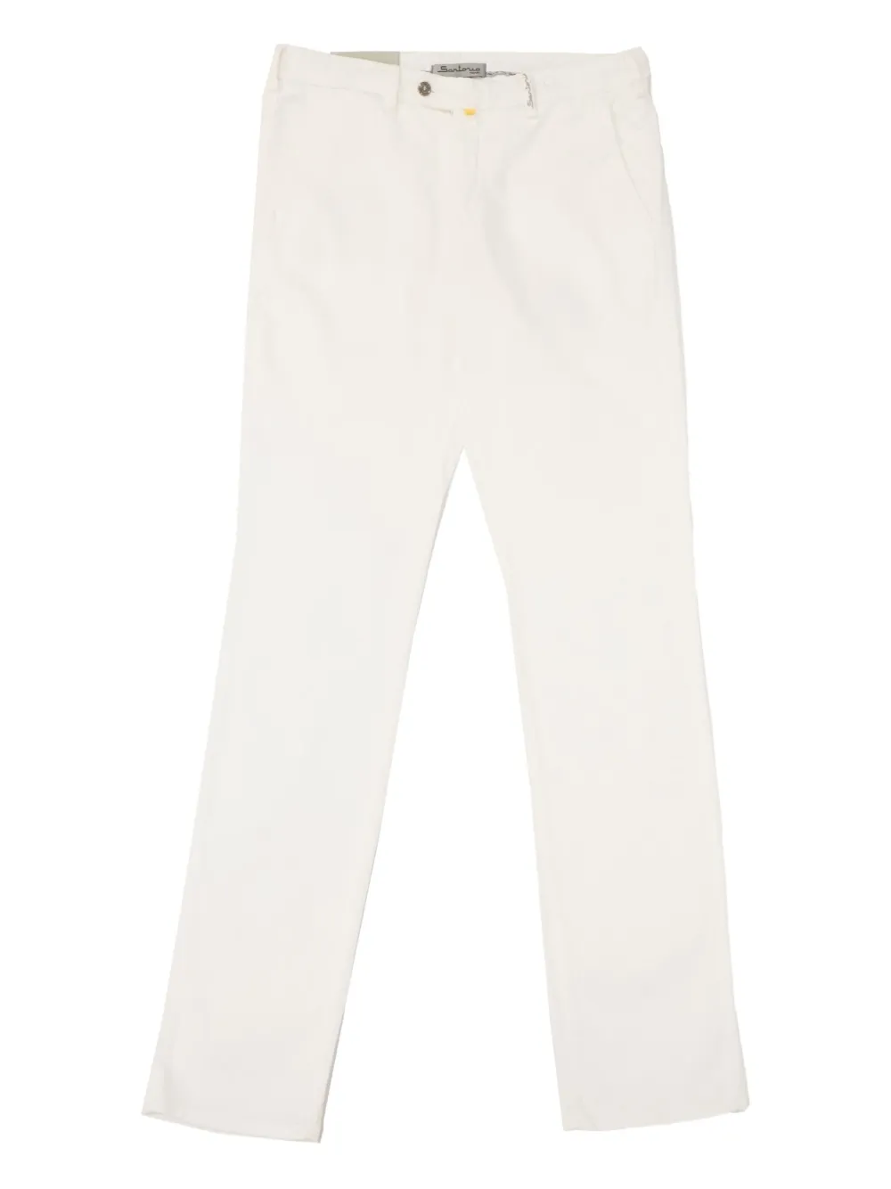 SARTORIO NAPOLI Broek met knoopsluiting Wit