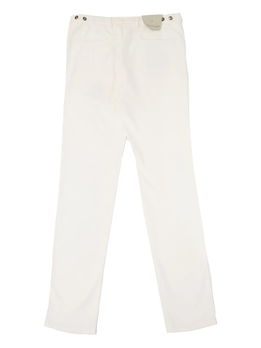 SARTORIO NAPOLI Broek met knoopsluiting Wit