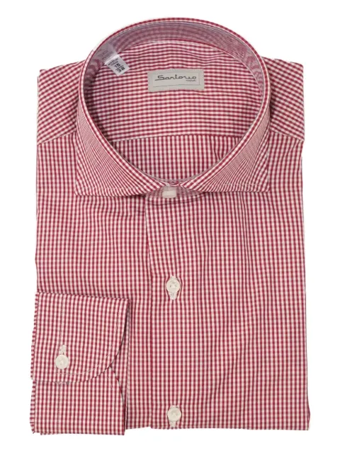SARTORIO NAPOLI gingham cotton shirt