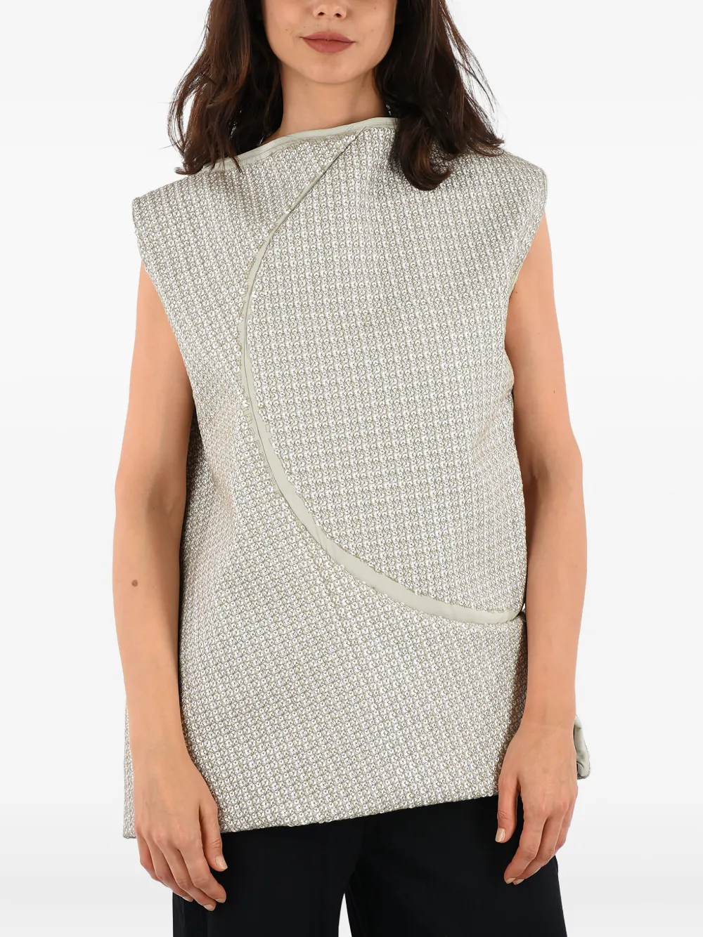 Rick Owens Blouse met borduurwerk Beige