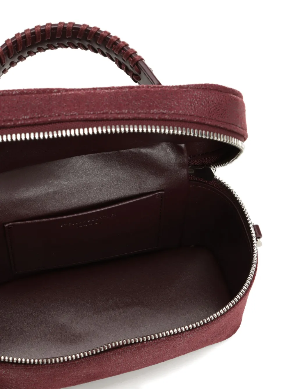 Stella McCartney Falabella vanity case 002 BORDEAUX