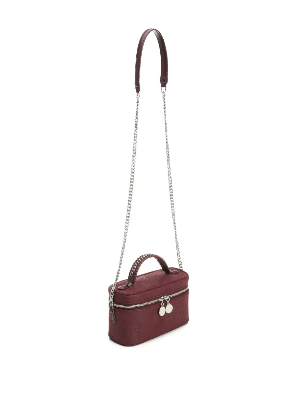 Stella McCartney Falabella vanity case 002 BORDEAUX