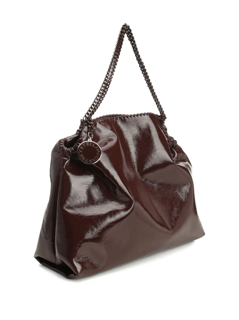 Stella McCartney Falabella shopper met ketting Bruin
