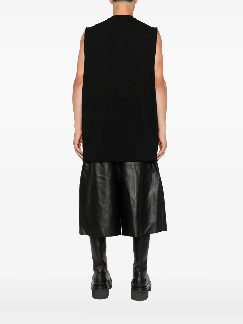 Rick Owens Mouwloze top Zwart
