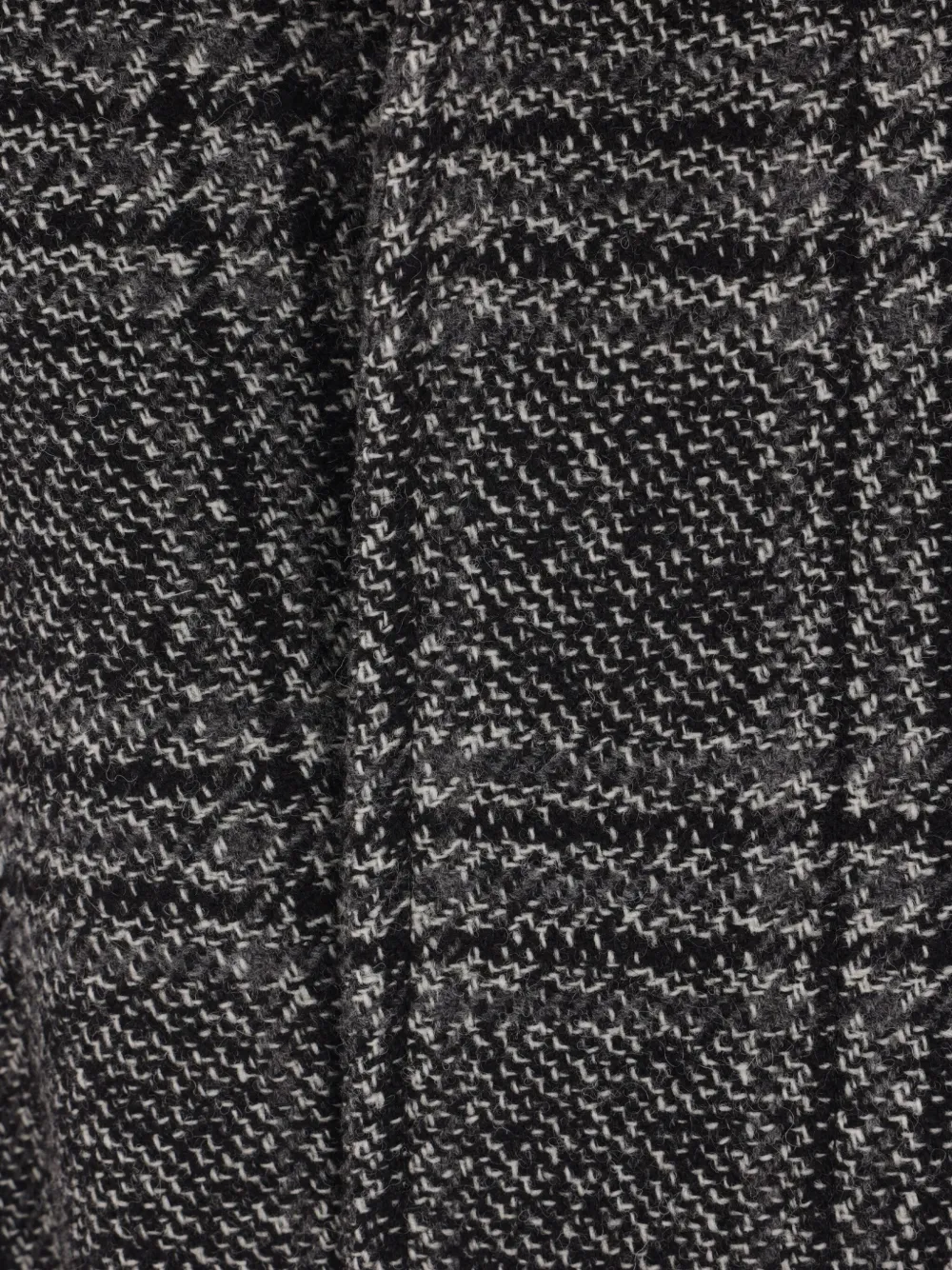 Balenciaga belted check coat Grijs