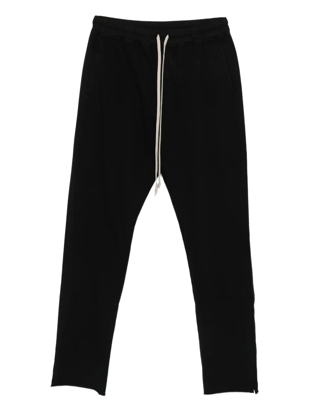 Rick Owens DRKSHDW Trainingsbroek met trekkoord en franje Zwart
