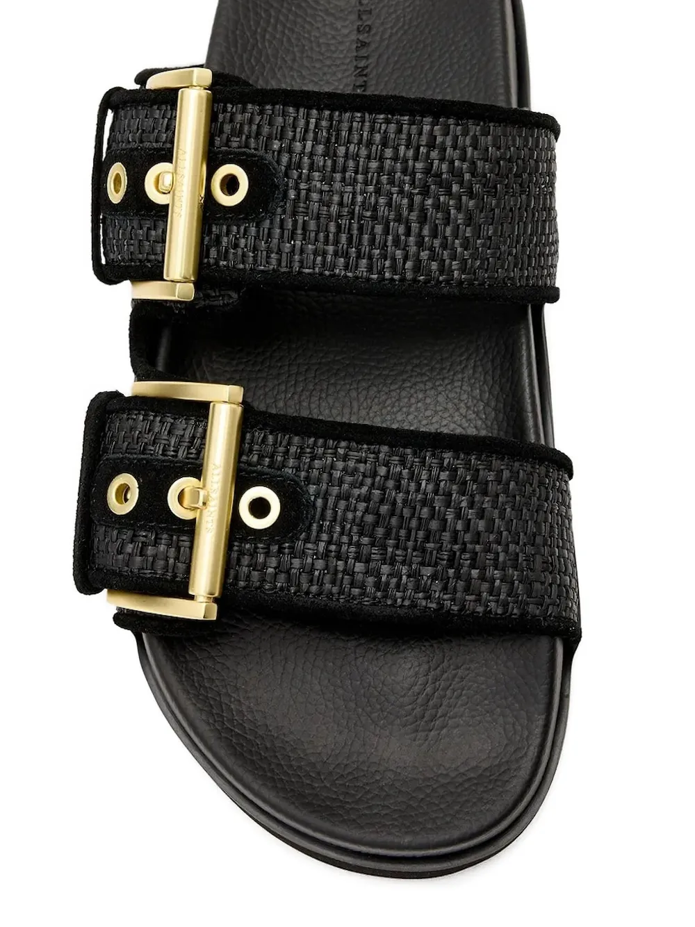 AllSaints Sian sandalen met gesp Zwart
