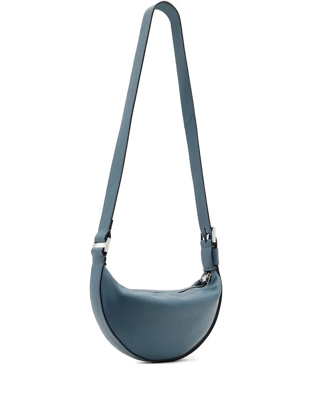 AllSaints crescent buckle bag | Blue | Image 1