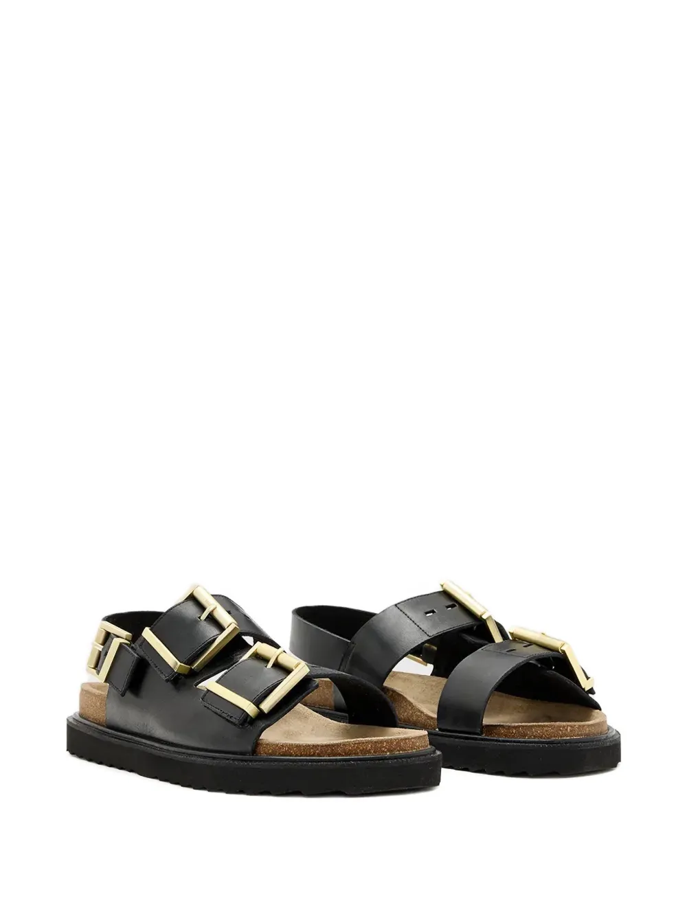 AllSaints Isla buckle-detail sandals Black