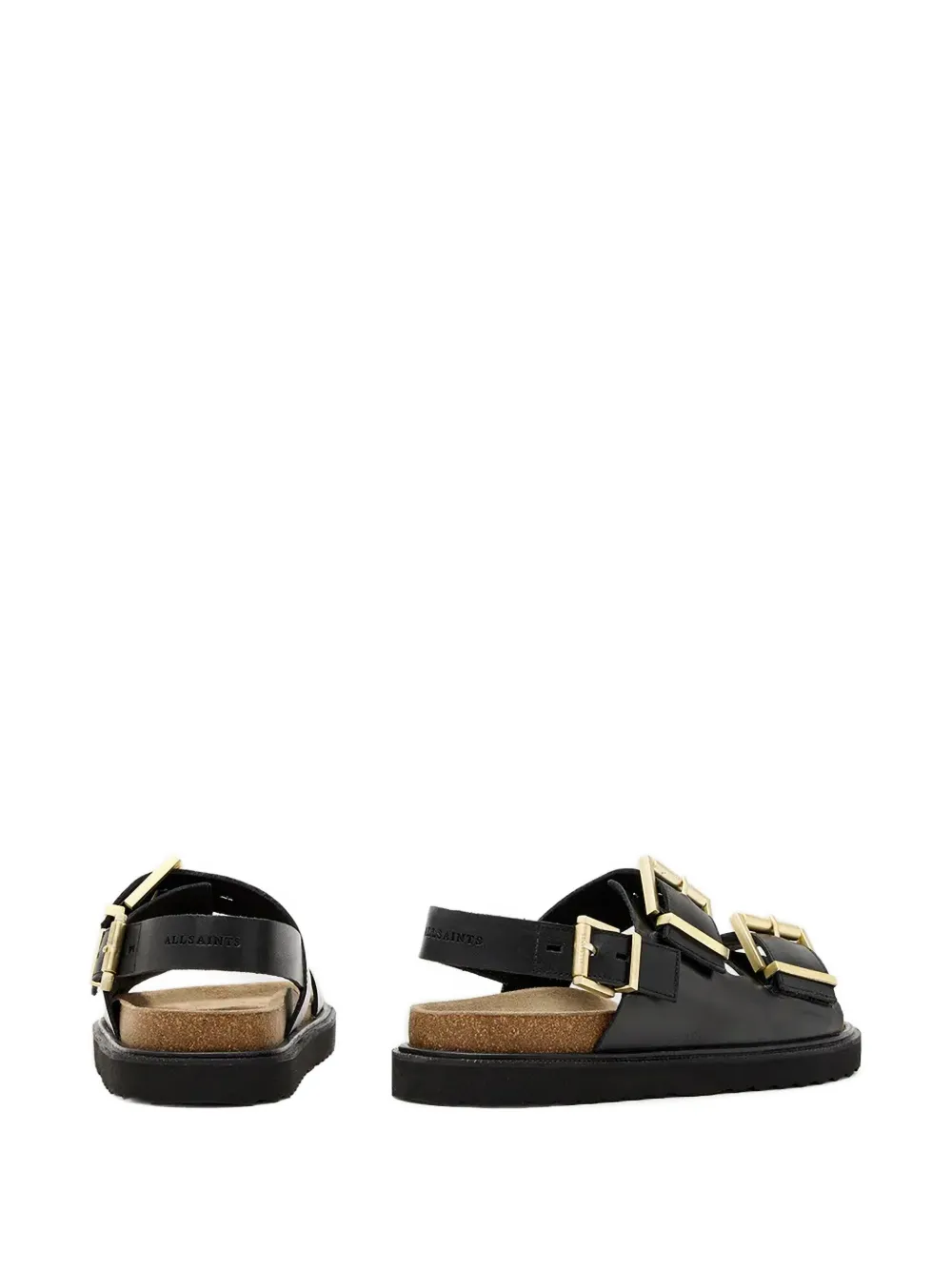 AllSaints Isla buckle-detail sandals Black