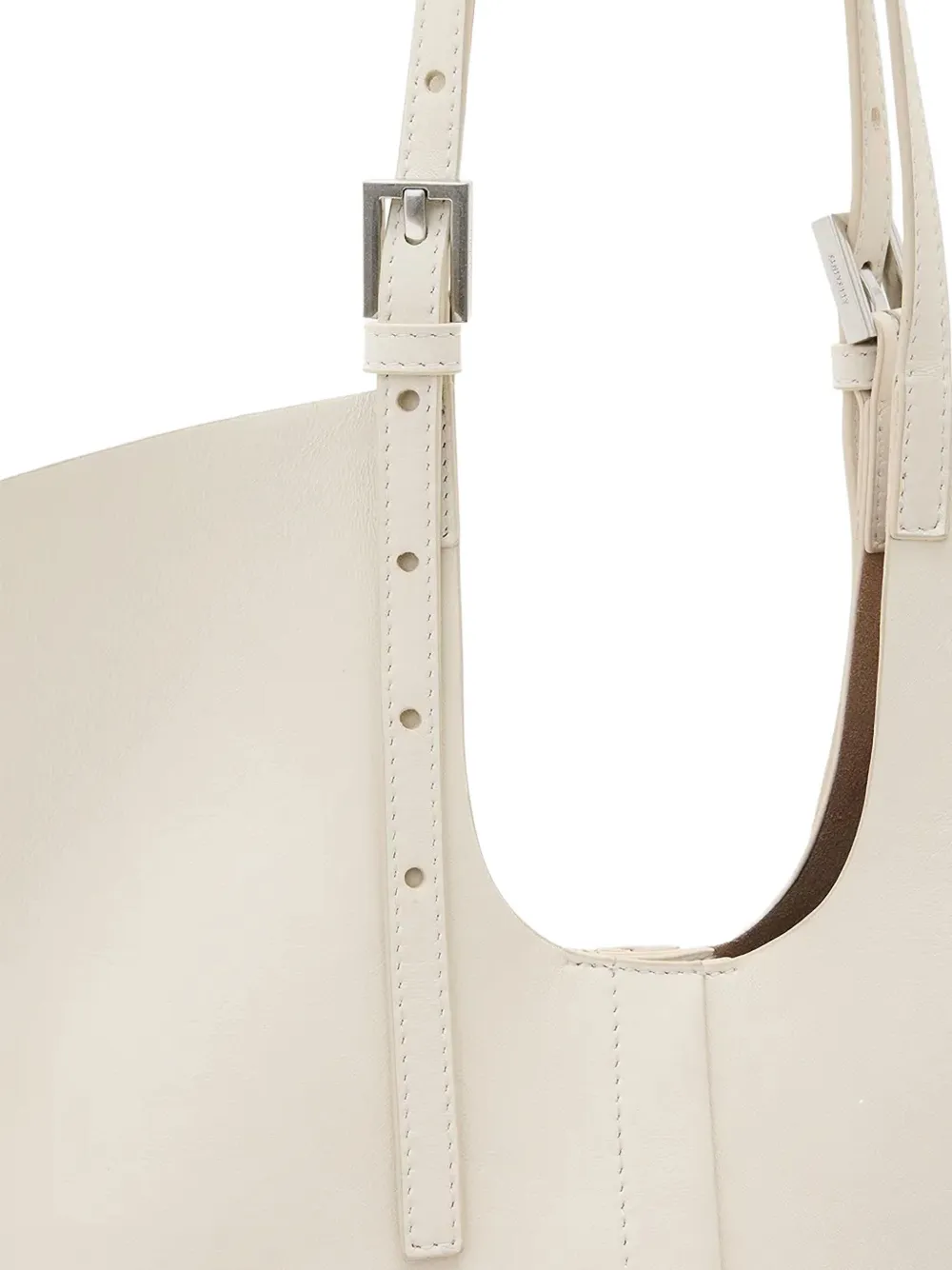AllSaints Ara shopper met gespsluiting Wit