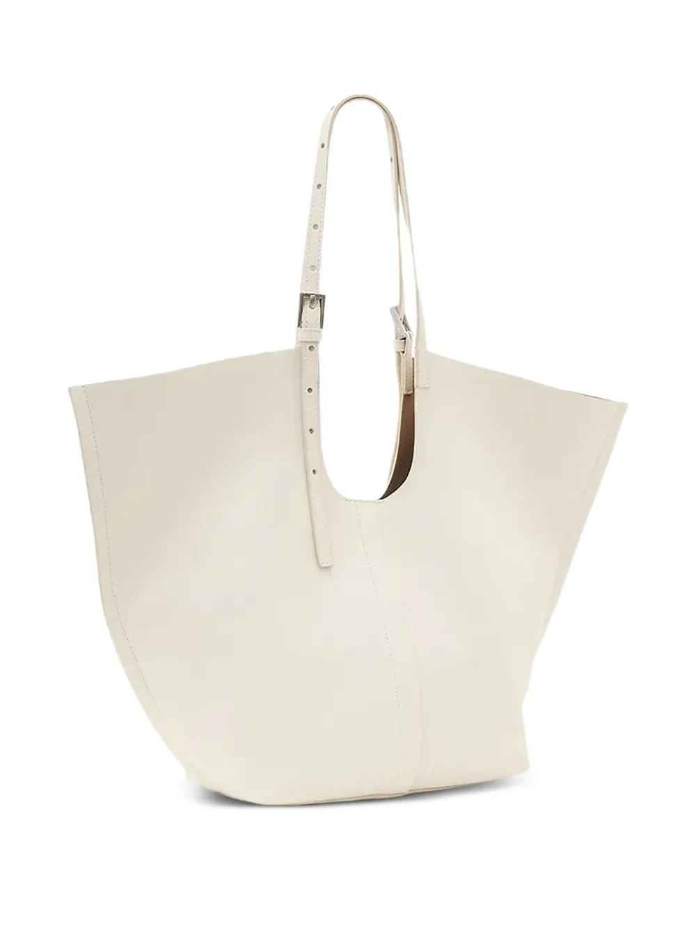 AllSaints Ara shopper met gespsluiting Wit