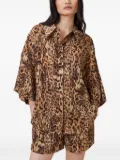 AllSaints Charli leopard-print shirt - Brown