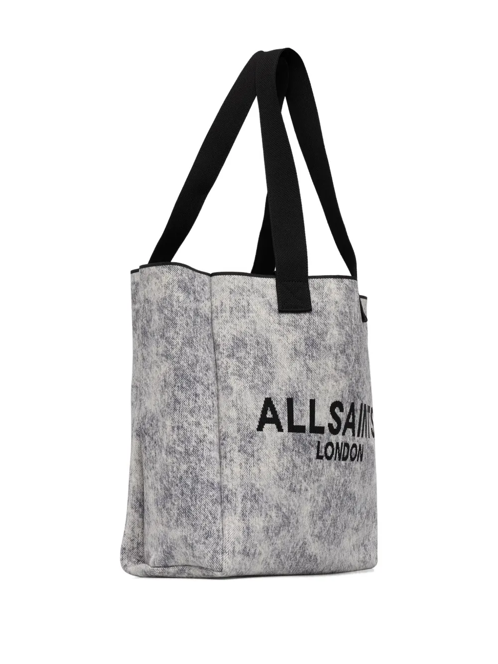 AllSaints Izzy logo-detail tote bag - Grijs